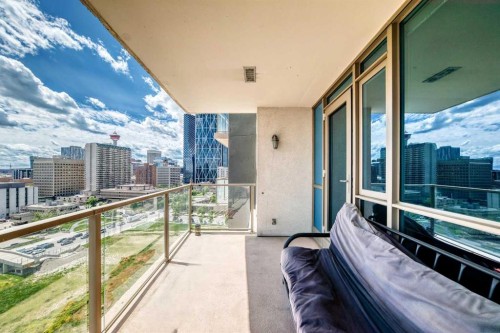 1406-325 3 Street Se, Calgary, AB - Outdoor With Balcony With View With Exterior