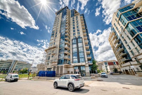 1406-325 3 Street Se, Calgary, AB - Outdoor With Balcony With Facade
