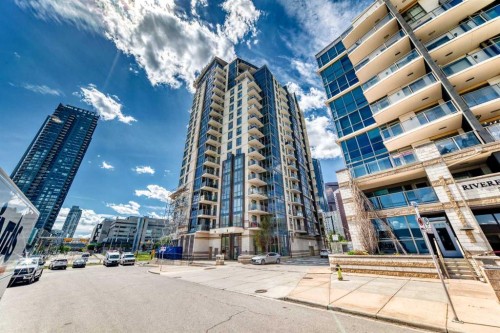 1406-325 3 Street Se, Calgary, AB - Outdoor With Balcony With Facade