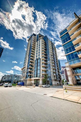 1406-325 3 Street Se, Calgary, AB - Outdoor With Balcony With Facade
