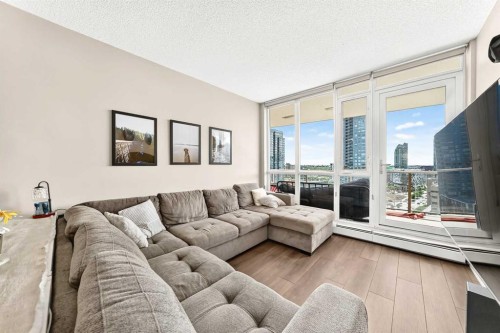 1406-325 3 Street Se, Calgary, AB - Indoor Photo Showing Living Room