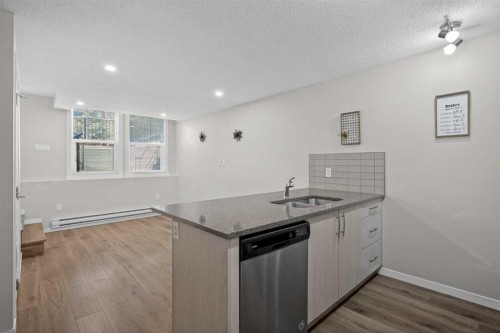 1910-7451 Falconridge Boulevard Ne, Calgary, AB - Indoor Photo Showing Kitchen With Double Sink