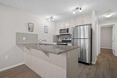 1910-7451 Falconridge Boulevard Ne, Calgary, AB - Indoor Photo Showing Kitchen With Upgraded Kitchen