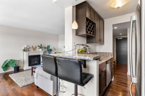 1206-733 14 Avenue Sw, Calgary, AB - Indoor Photo Showing Kitchen With Upgraded Kitchen