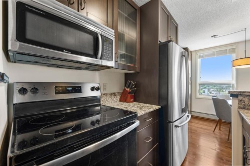 1206-733 14 Avenue Sw, Calgary, AB - Indoor Photo Showing Kitchen