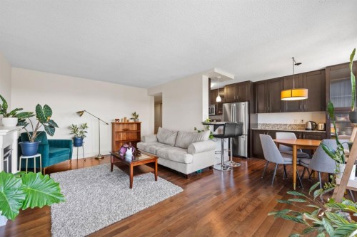 1206-733 14 Avenue Sw, Calgary, AB - Indoor Photo Showing Living Room