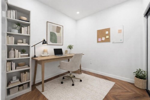 606-8445 Broadcast Avenue Sw, Calgary, AB - Indoor Photo Showing Office