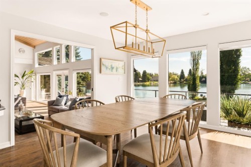 120 Lake Placid Green Se, Calgary, AB - Indoor Photo Showing Dining Room