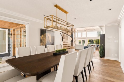 120 Lake Placid Green Se, Calgary, AB - Indoor Photo Showing Dining Room