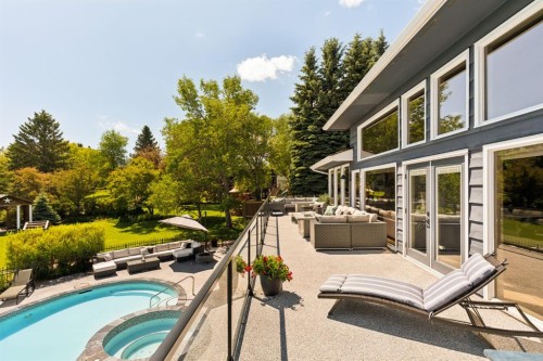 120 Lake Placid Green Se, Calgary, AB - Outdoor With In Ground Pool