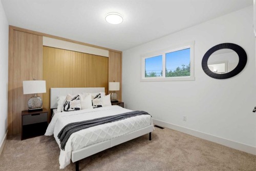 908 Stonehaven Road Sw, Calgary, AB - Indoor Photo Showing Bedroom