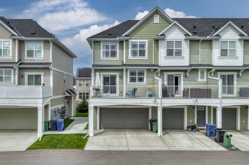 418 Copperstone Manor Se, Calgary, AB - Outdoor With Deck Patio Veranda With Facade