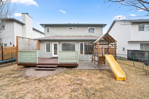 41 Bow Ridge Drive, Cochrane, AB - Outdoor With Deck Patio Veranda With Exterior