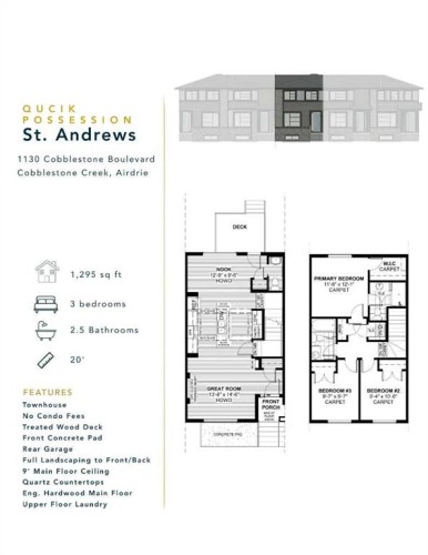 1122 Cobblestone Boulevard Sw, Airdrie, AB 