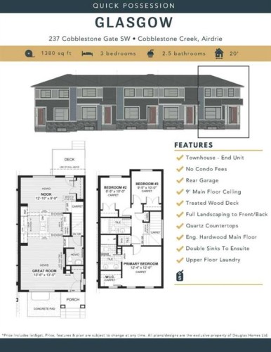 1138 Cobblestone Boulevard Sw, Airdrie, AB 