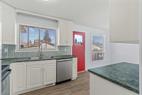 187 Falwood Way Ne, Calgary, AB - Indoor Photo Showing Kitchen With Double Sink With Upgraded Kitchen