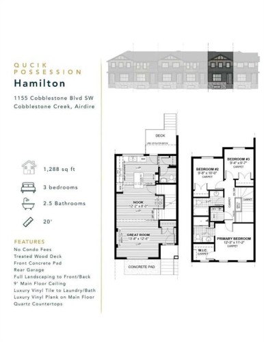 1171 Cobblestone Boulevard Sw, Airdrie, AB 