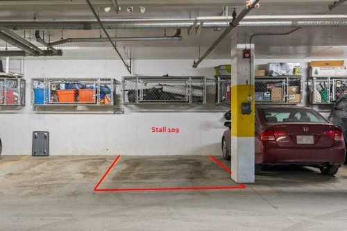 114-6703 New Brighton Avenue Se, Calgary, AB - Indoor Photo Showing Garage