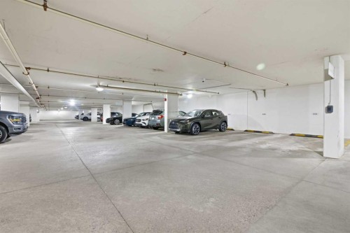 307-8445 Broadcast Avenue Sw, Calgary, AB - Indoor Photo Showing Garage