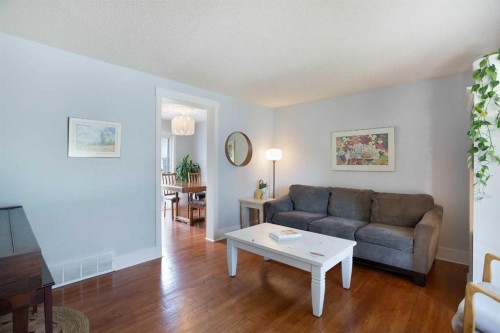 56 Deersaxon Circle Se, Calgary, AB - Indoor Photo Showing Living Room