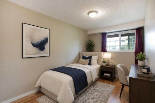 3627 Cedarille Drive Sw, Calgary, AB - Indoor Photo Showing Bedroom