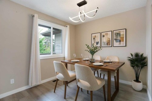 3627 Cedarille Drive Sw, Calgary, AB - Indoor Photo Showing Dining Room