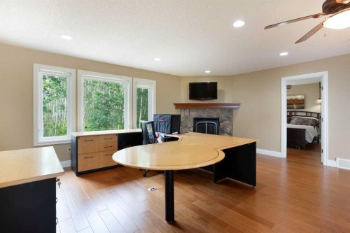 57-39408 Range Road 21, Rural Lacombe County, AB - Indoor With Fireplace