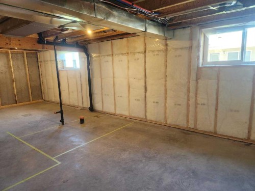 419 Meadowlark Way, Vulcan, AB - Indoor Photo Showing Basement