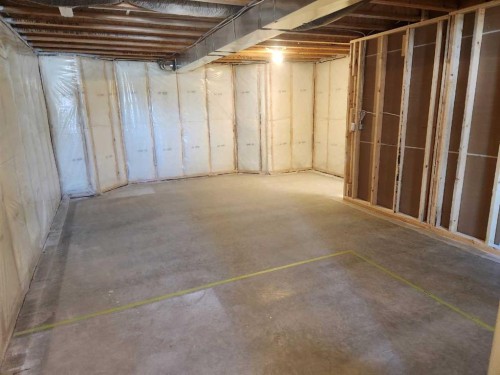 419 Meadowlark Way, Vulcan, AB - Indoor Photo Showing Basement