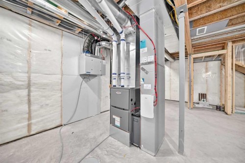 48 Creekside Path Sw, Calgary, AB - Indoor Photo Showing Basement