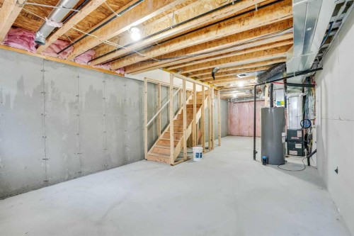 106-116 Saddlestone Heath Ne, Calgary, AB - Indoor Photo Showing Basement