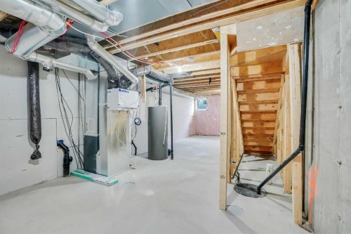 106-116 Saddlestone Heath Ne, Calgary, AB - Indoor Photo Showing Basement
