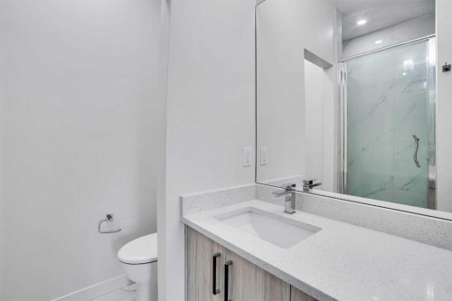 106-116 Saddlestone Heath Ne, Calgary, AB - Indoor Photo Showing Bathroom
