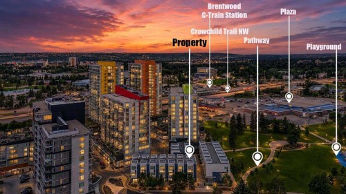 207-20 Brentwood Common Nw, Calgary, AB - Outdoor With View