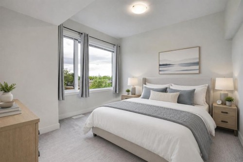 207-20 Brentwood Common Nw, Calgary, AB - Indoor Photo Showing Bedroom