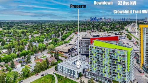 207-20 Brentwood Common Nw, Calgary, AB - Outdoor With View