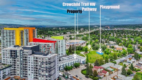 207-20 Brentwood Common Nw, Calgary, AB - Outdoor With View