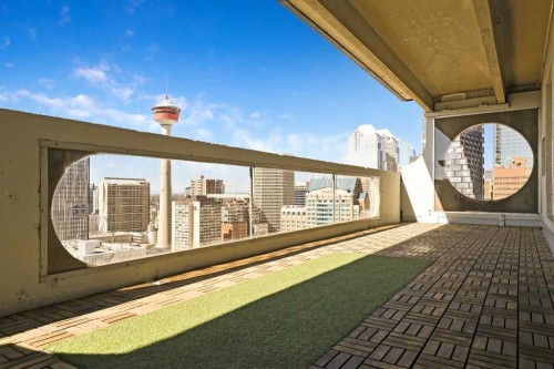 2911-221 6 Avenue Se, Calgary, AB - Outdoor With Deck Patio Veranda