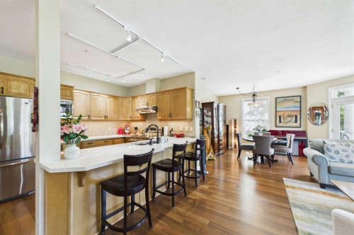 254-3000 Marda Link Sw, Calgary, AB - Indoor Photo Showing Kitchen With Stainless Steel Kitchen