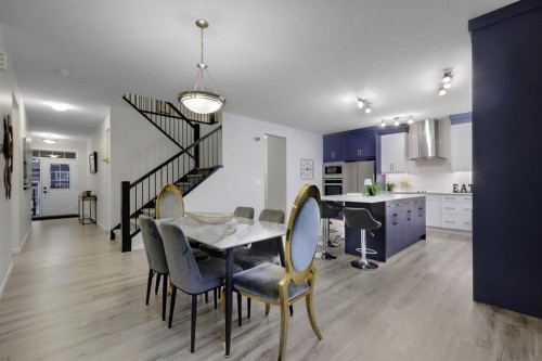 610 Southwinds Close Sw, Airdrie, AB - Indoor Photo Showing Dining Room