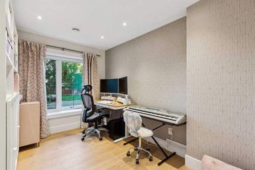 16 Calandar Road Nw, Calgary, AB - Indoor Photo Showing Office