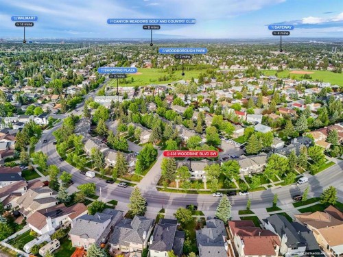 538 Woodbine Boulevard Sw, Calgary, AB - Outdoor With View