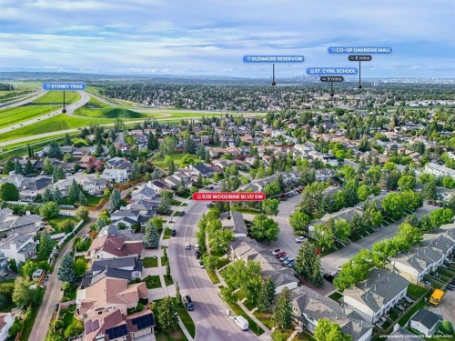 538 Woodbine Boulevard Sw, Calgary, AB - Outdoor With View