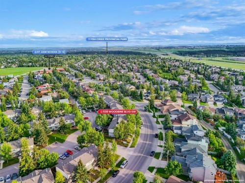 538 Woodbine Boulevard Sw, Calgary, AB - Outdoor With View