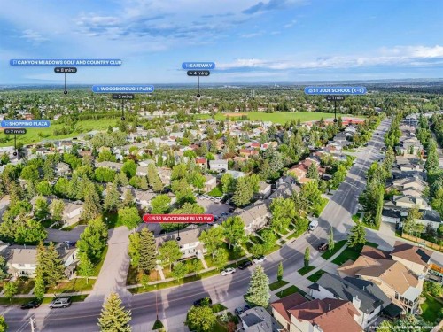 538 Woodbine Boulevard Sw, Calgary, AB - Outdoor With View