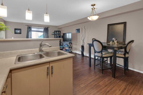 1310-4975 130 Avenue Se, Calgary, AB - Indoor Photo Showing Kitchen With Double Sink