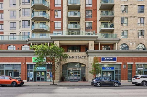 1008-1111 6 Avenue Sw, Calgary, AB - Outdoor With Balcony With Facade