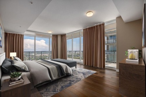 3903-1122 3 Street Se, Calgary, AB - Indoor Photo Showing Bedroom