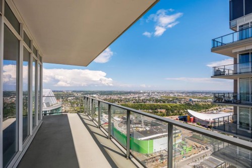 3903-1122 3 Street Se, Calgary, AB - Outdoor With Balcony With View With Exterior