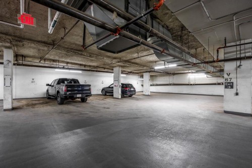 3903-1122 3 Street Se, Calgary, AB - Indoor Photo Showing Garage